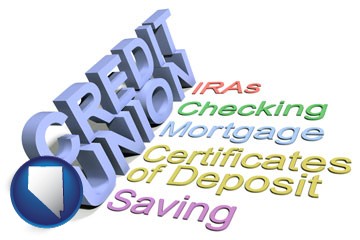 credit union services - with Nevada icon