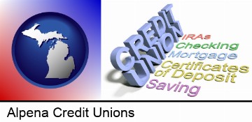 credit union services in Alpena, MI